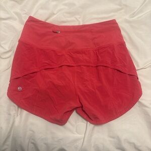 lululemon athletica Bright Red Athletic Shorts